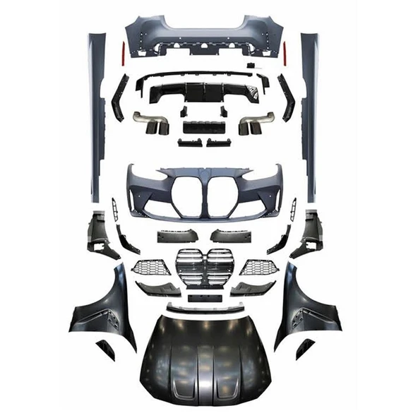 AUTOGP Bmw g22 m4 body kit tampon seti ve kaput 2019+ ürün görseli 1