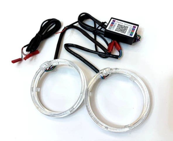 Angel Halka CREE Chipset 95mm RGB Android/Ios Kontrollü - Resim 5