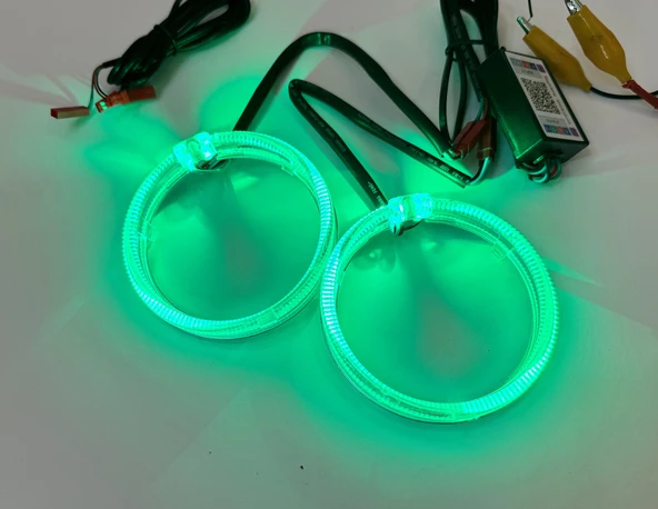 Angel Halka CREE Chipset 95mm RGB Android/Ios Kontrollü ürün görseli 1