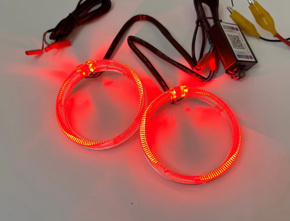 Angel Halka CREE Chipset 95mm RGB Android/Ios Kontrollü - Resim 2