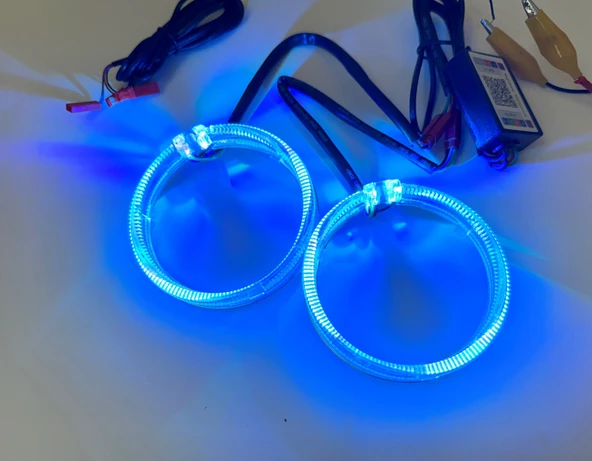 Angel Halka CREE Chipset 95mm RGB Android/Ios Kontrollü - Resim 3
