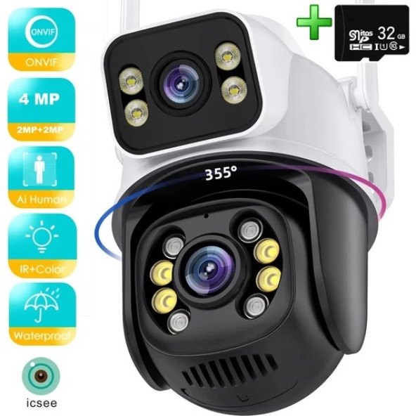 Speed Wifi Çift Kamera (2mp+2mp)32GB Hafıza Kart ile Birlikte ürün görseli 1