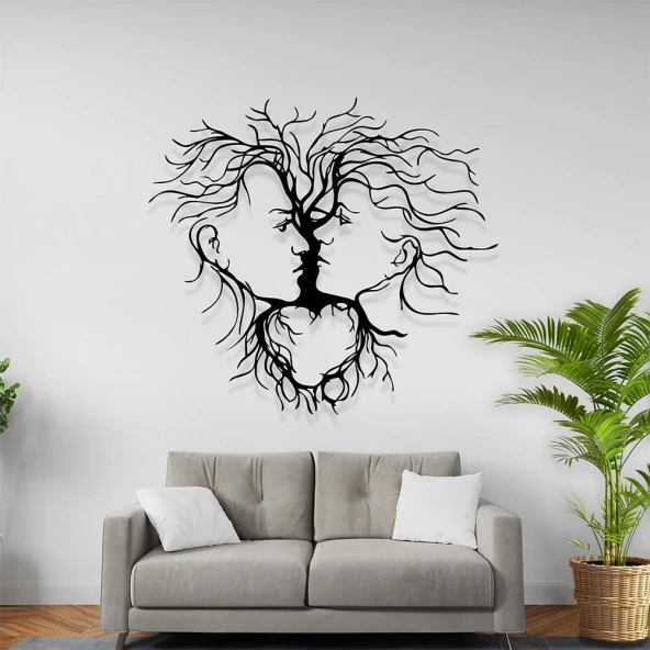 Romantik Tablo Kadın Ve Erkek Temalı Metal Tablo ürün görseli 1
