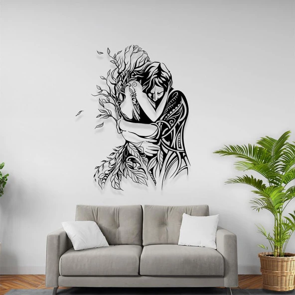 Kadın Erkek Tablo Romantik Çift Tablosu Lazer Kesim Tablo ürün görseli 1
