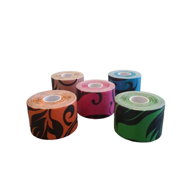Maxi Desenli Kinesiotape Mavi Renk - Resim 2