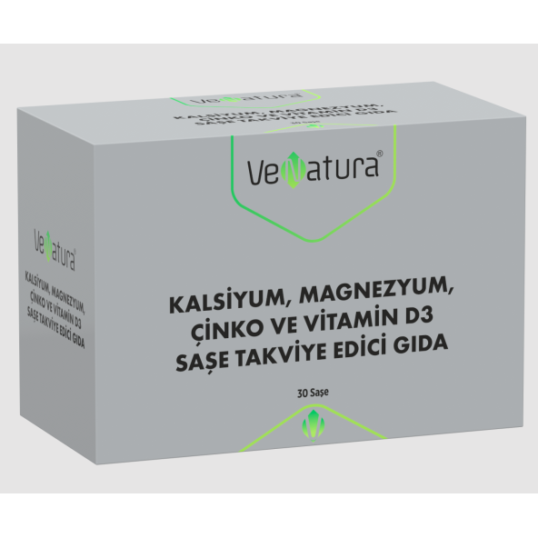 Venatura Kalsiyum Magnezyum Çinko ve Vitamin D3 30 Saşe ürün görseli 1