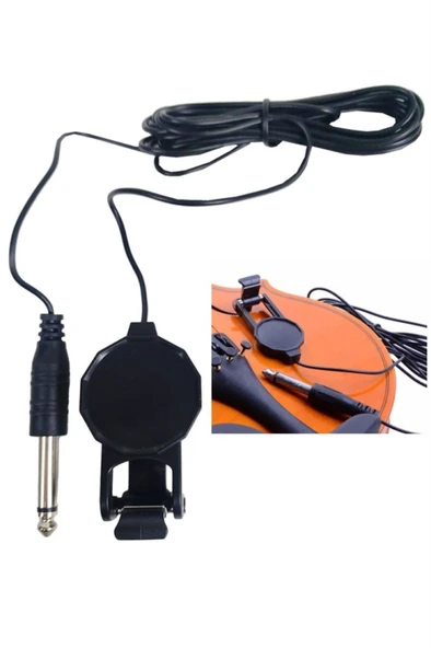Midex VM-101 Kablolu Mandallı Keman Mikrofonu (2.5 Mt Kablosu Üzerinde) ürün görseli 1