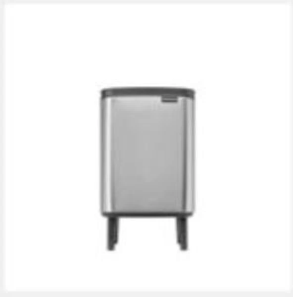 BRABANTIA -BO HI FPP MATT STEEL AYAKLI ÇÖP KUTUSU 7L ürün görseli 1
