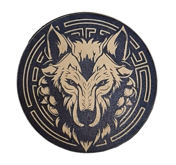 KURT Deri Peç - Arma - Wolf Leather PAtch ürün görseli 1