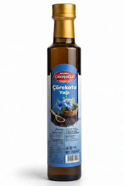 Bozkırlı Çavuşoğlu Çörek Otu Yağı Soğuk Sıkım 250ml ürün görseli 1