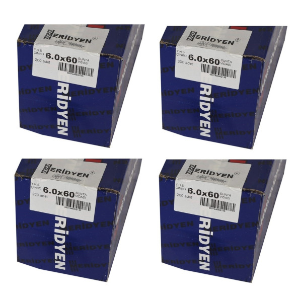 Meridyen Sunta vidası 6.0x60 800 Adet (4 Paket) ürün görseli 1