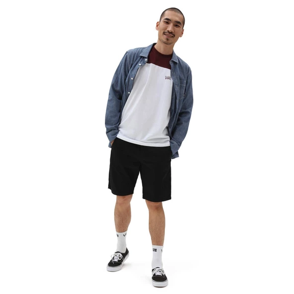 Vans Script Crew Block -B Erkek Tişört  VN0007G5KJN1 - Resim 2