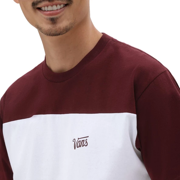 Vans Script Crew Block -B Erkek Tişört  VN0007G5KJN1 - Resim 4