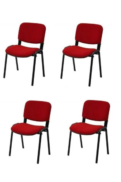 Arj I Office Furniture & Desing Mavi Ofis Büro Bekleme Misafir Form Koltuğu Sandalyesi 4lü 013 ürün görseli 1