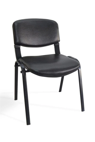 Arj I Office Furniture & Desing Siyah Ofis Büro Bekleme Misafir Form Koltuğu Sandalyesi 007 ürün görseli 1