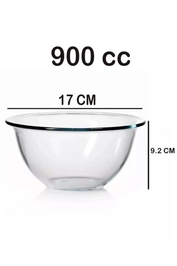 59414 Arda Türkmen Borcam Hazırlık Karıştırma Kabı Kasesi 17cm 900cc ürün görseli 1