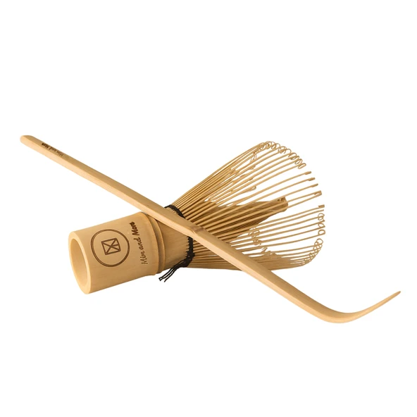 Mim and More Bamboo Matcha Whisk Chasen & Bamboo Matcha Kaşık Chashaku Set ürün görseli 1