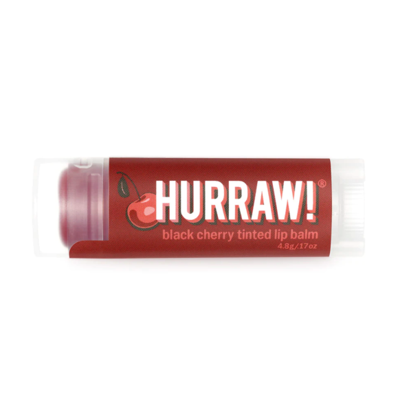 Hurraw Tinted Lip Balm Black Cherry ürün görseli 1