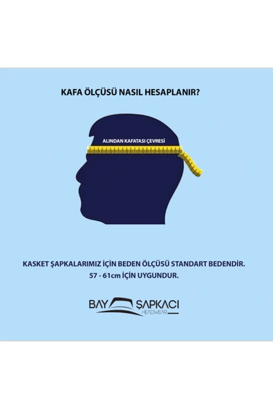 Unisex Kep Bej 2162 - Resim 4