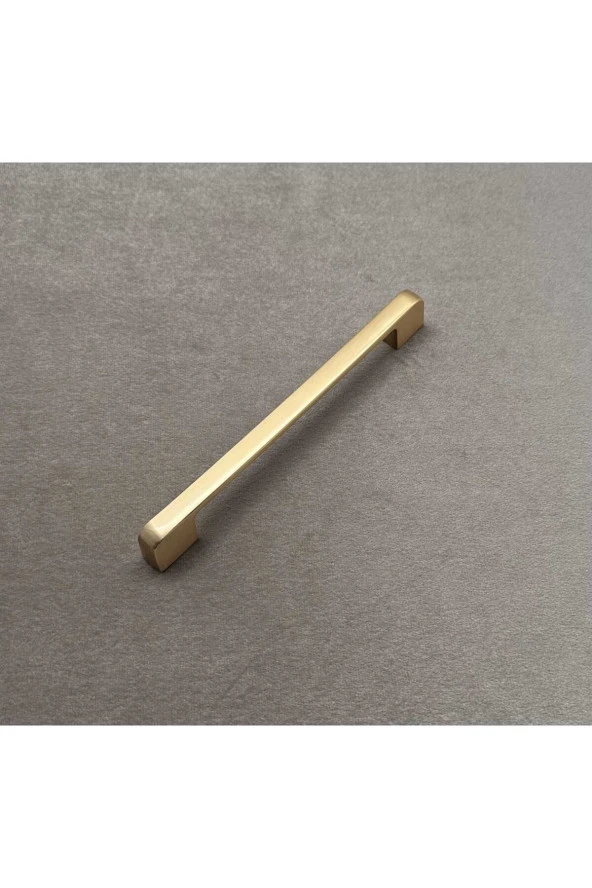 Arel Mat Altın Tv Ünitesi Vestiyer Yatak Odası Mutfak Dolap Çekmece Kulpu 128 mm 12,8 cm 5 Adet ürün görseli 1