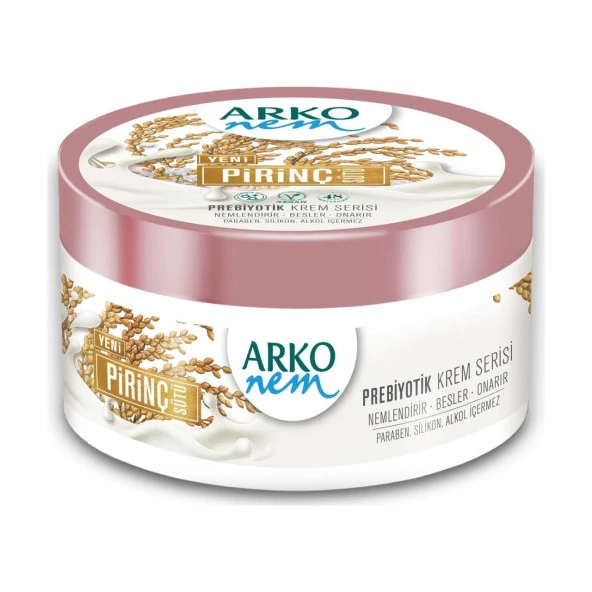 Arko Nem Prebiyotik Nemlendirici Krem Pirinç Sütü 250 Ml ürün görseli 1