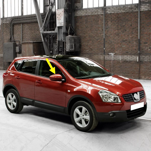 Nissan Qashqai J10 2007-2013 Sağ Dış Dikiz Aynası Kapağı 96373JD08E ürün görseli 1