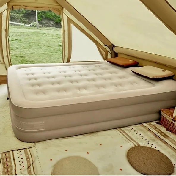 EFSANE KAMP - Double Yüksek Otomatik Şişen Dahili Pompalı Çift Kişilik Yatak - 203*152*40cm ürün görseli 1