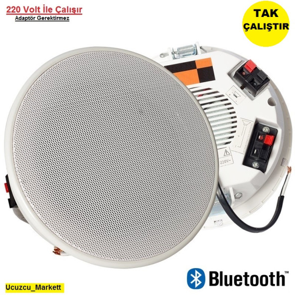 Bluetooth Alçıpan Tavan Hoparlör ürün görseli 1
