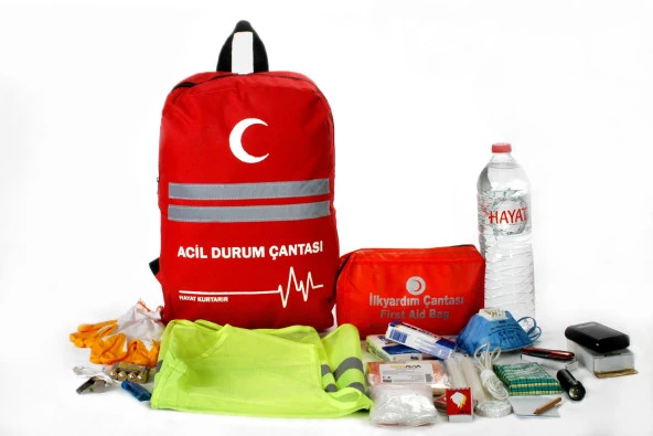 Kkdavm Deprem Çantası Afet ve Acil Durum Ilk Yardım Seti ürün görseli 1