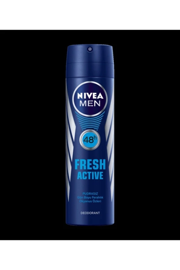 Nivea Men Fresh Active 150 ml Deodorant 3'lü Paket - Resim 2