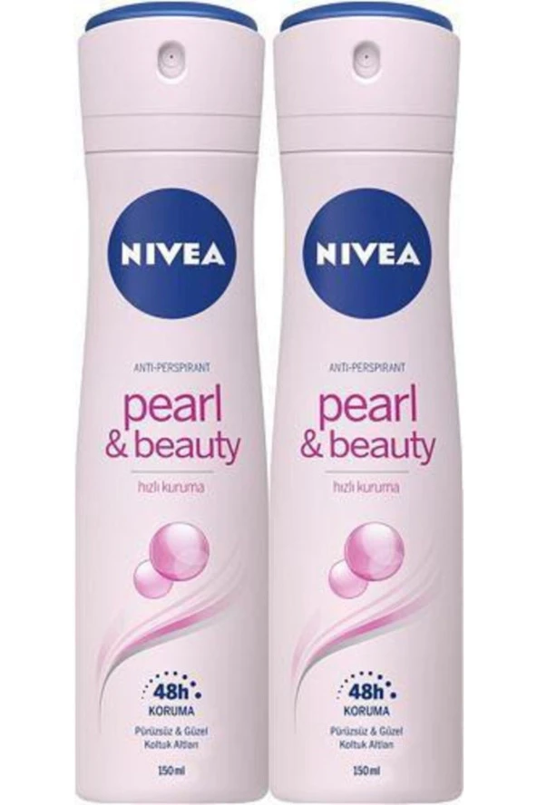 Nivea Pearl & Beauty 150 ml 2 Adet Deo Sprey ürün görseli 1
