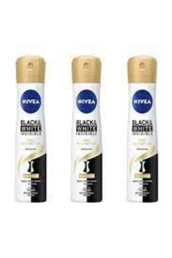 Nivea Deodorant Black & Whıte Invısıble Ipeksi Pürüzsüzlük Women 150 ml X 3 Adet ürün görseli 1