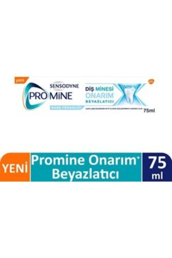 Sensodyne Promine Diş Minesi Onarım Beyazlatıcı Diş Macunu 75 Ml X 2 Adet ürün görseli 1