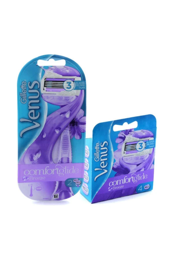 Gillette Venus Venüs Breeze Tıraş Makinesi + 4 Yedek Başlık ürün görseli 1