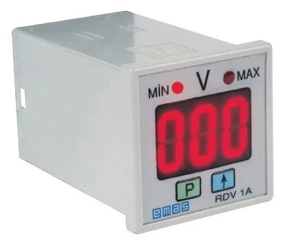 Emas Rdv Serisi 230vac 1co5a rezistif Dijital Voltmetre Panelme ürün görseli 1