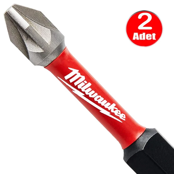Milwaukee Bits Yıldız Uç Vidalama Matkap Ucu Pz2 x 50mm -2 Adet ürün görseli 1