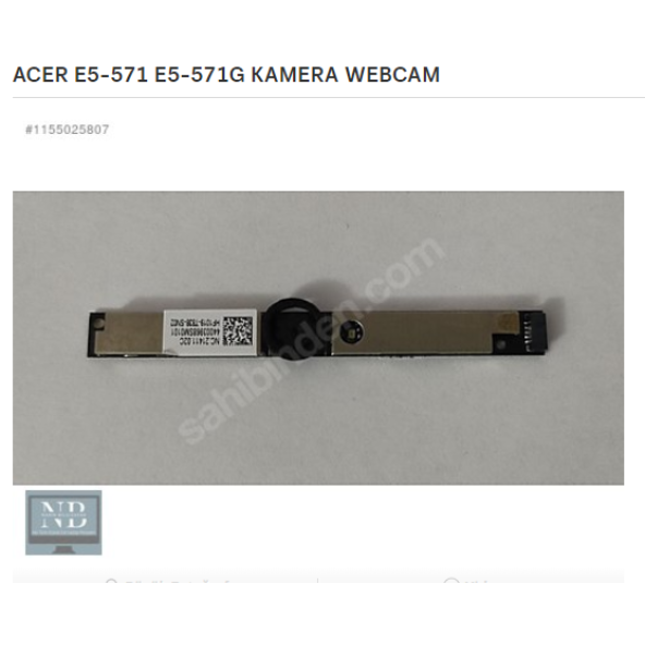 ACER E5-571 E5-571G KAMERA WEBCAM ürün görseli 1