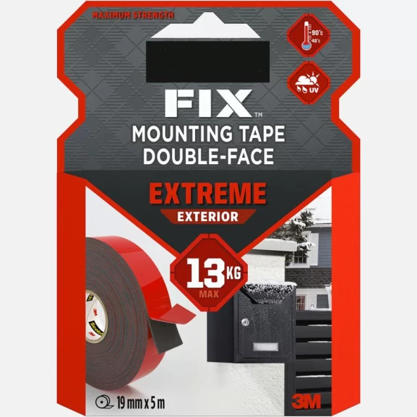 Extra Güçlü Montaj Bandı 19mm x 5m ürün görseli 1