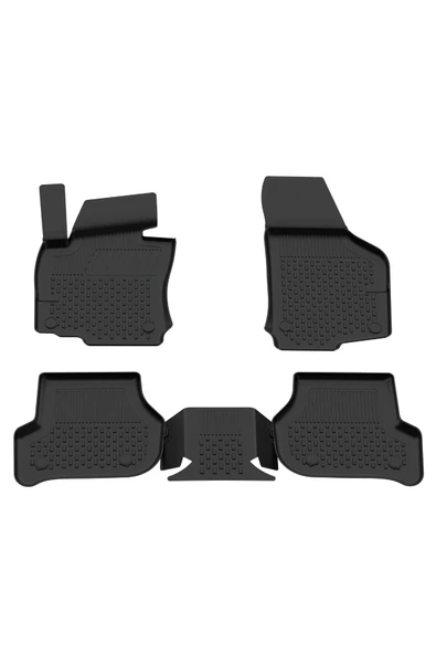 Seat Leon 2 2006-2012 Uyumlu SAHLER Araca Özel 4.5D Havuzlu Oto Paspas - Leon ürün görseli 1