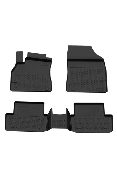 Renault Megane 3 2005-2012 Uyumlu SAHLER Araca Özel 4.5D Havuzlu Oto Paspas - Megane 3 ürün görseli 1