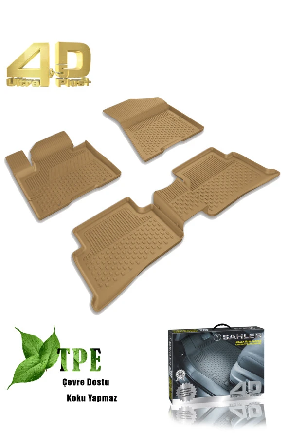 Seat Leon 2006-2012 Bej Sahler Oto Paspas ürün görseli 1