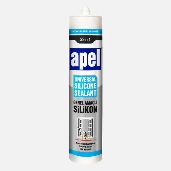 Genel Amaçlı Siyah Silikon 280 gr ürün görseli 1