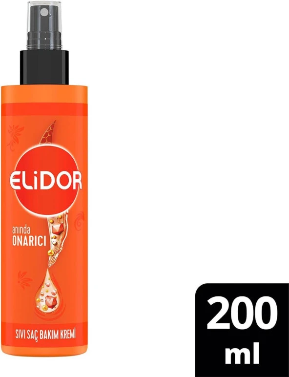 Elidor Sıvı Saç Kremi Anında Onarıcı Saç Bakım Spreyi 200 Ml ürün görseli 1