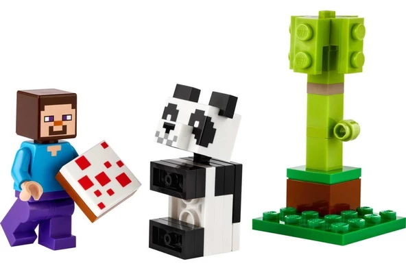 LEGO Minecraft 30672 Steve and Baby Panda - Resim 2