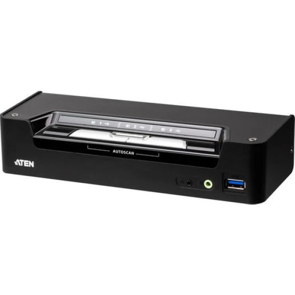 ATEN CS1953-AT-G 3 PORT USB-C DISPLAY PORT HYBRID KVMP SWITCH ürün görseli 1