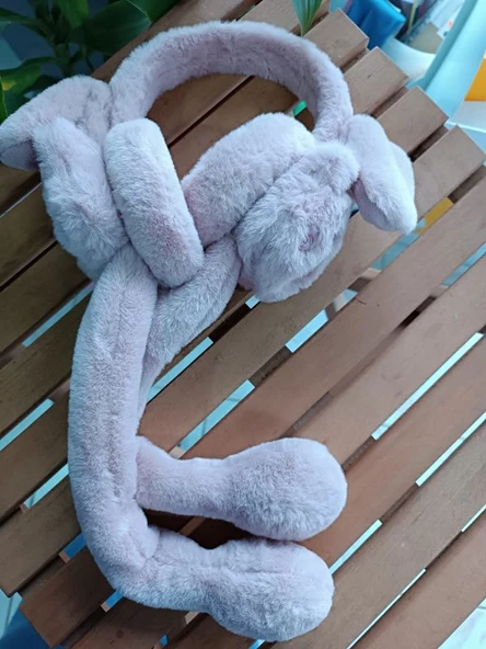 Kulakları Hareket Eden Sesli Ayıcıklı Peluş Kulaklık Taç ürün görseli 1