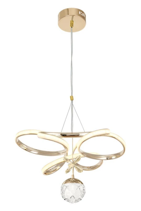 Eray Aydınlatma 2578-40 SR Led Gold Avize - Resim 2