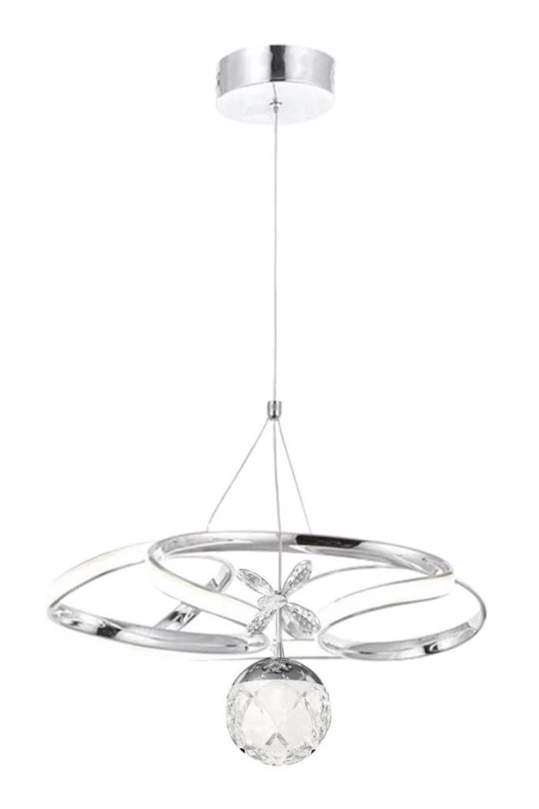 Eray Aydınlatma 2578-40 Krom Led Avize - Resim 2