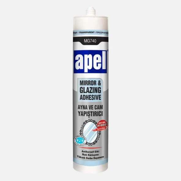 Ayna Ve Cam Yapıştırıcı Şeffaf 290 ML ürün görseli 1