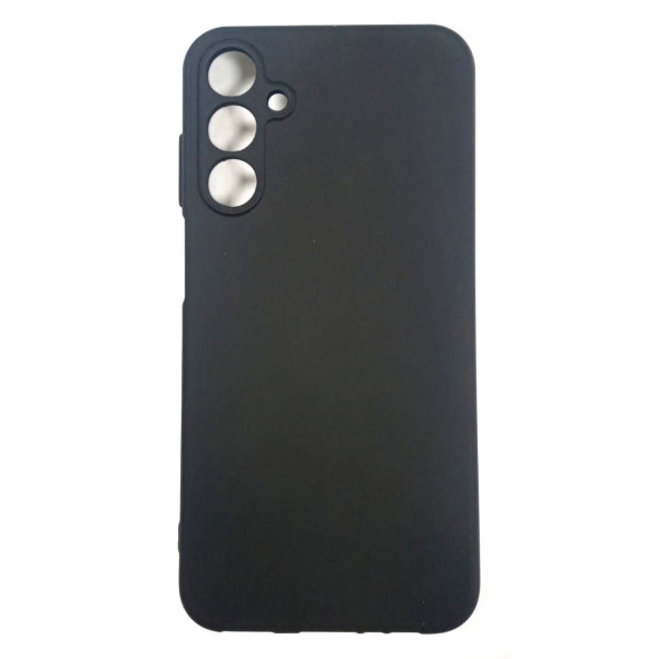 Samsung Galaxy A15 Uyumlu Ruber Case Yumuşak Slikon Kılıf Siyah ürün görseli 1